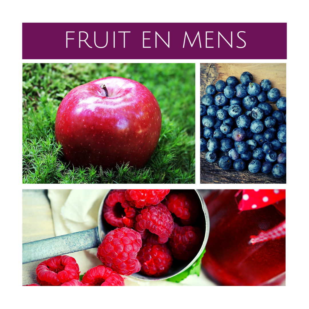 Fruit en mens.