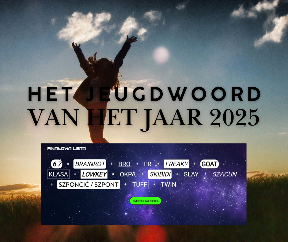 De verkiezing voor het Jeugdwoord van het Jaar 2025.